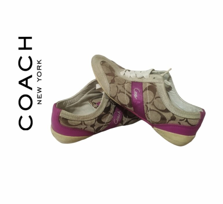 Tenis vintage coach originales rosas de segunda mano - GoTrendier