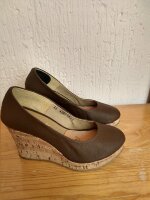 Zapatos de plataforma cafés de Otras marcas de segunda mano - GoTrendier