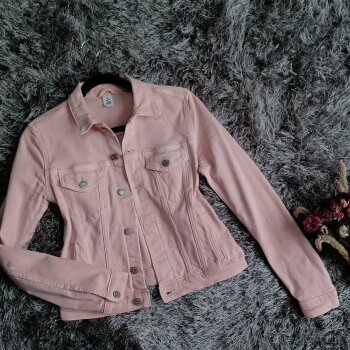 Chamarra Mezclilla Rosa de H\u0026amp;M de segunda mano - GoTrendier