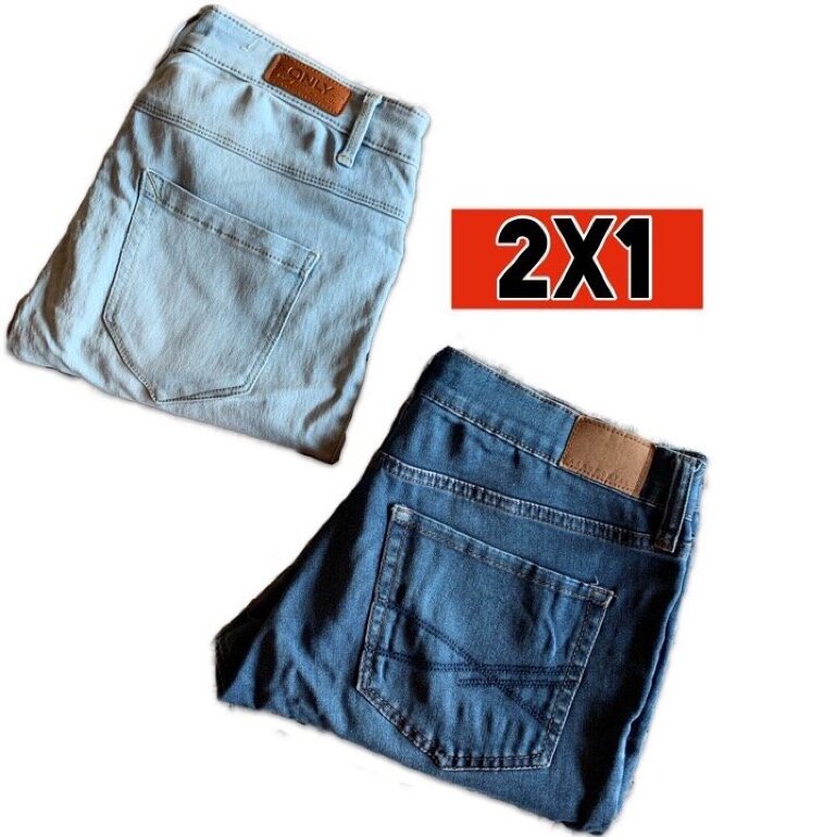 Jeans 2x1 AEROPOSTALE Y ONLY de segunda 