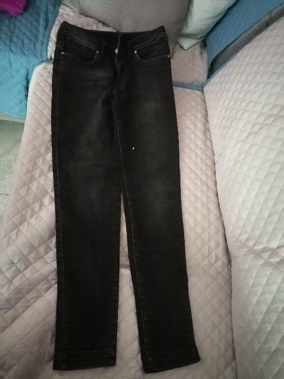 Jeans negro entubado talla 7 de otra marca DXX de segunda mano - GoTrendier