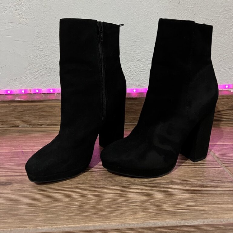 Botines negros “HM” talla 6 americano de H\u0026amp;M de segunda mano -  GoTrendier
