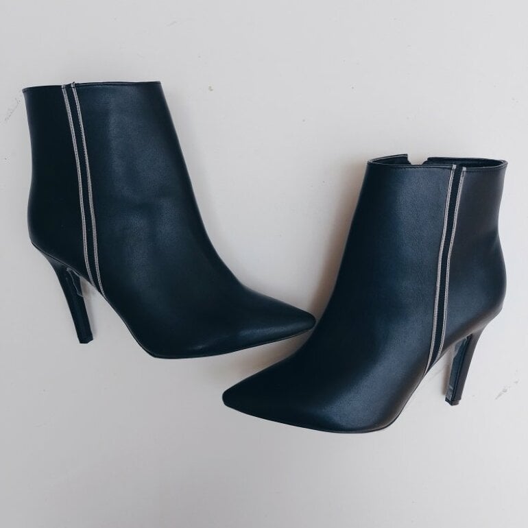 Mujer Coppel Botines Marca Sahara Color Negro Para Mujer Botines