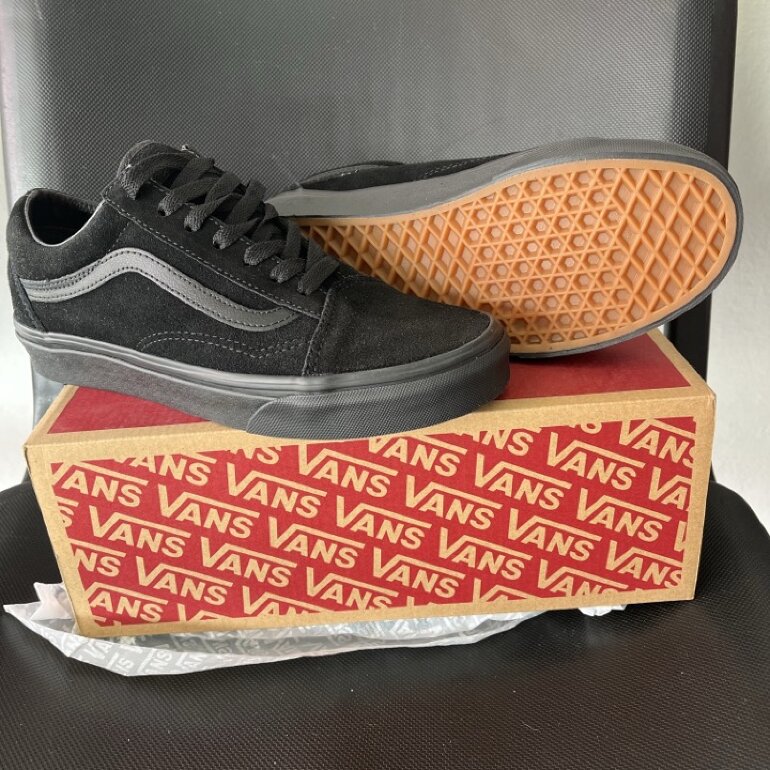Vans negro old skool gamuza de segunda mano - GoTrendier