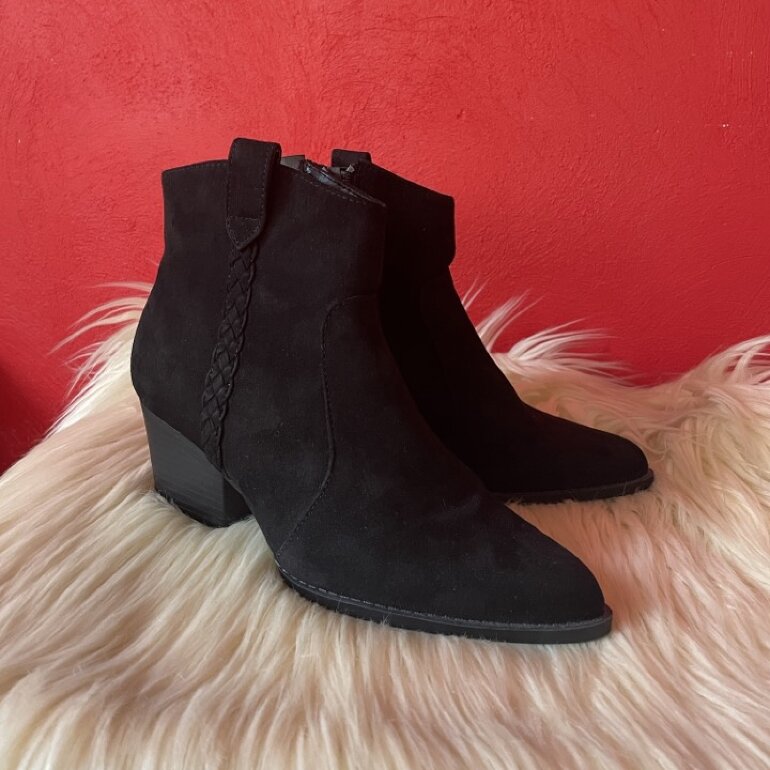Botines primark negros de ante de segunda mano - GoTrendier