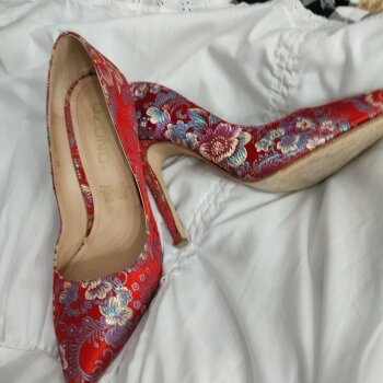 Tacones Capa de Ozono rojos de segunda mano - GoTrendier