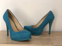 Zapatillas Andrea color turquesa de segunda mano - GoTrendier