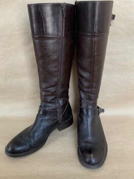 Botas Gillio piel color cafe de segunda mano - GoTrendier