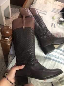 Botas largas Efe café de segunda mano - GoTrendier