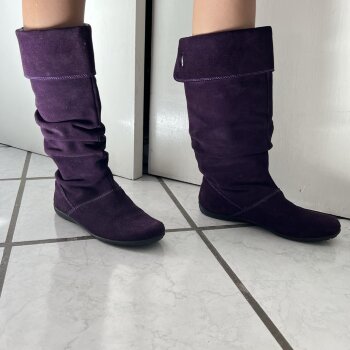 Botas moradas altas de sin marca de segunda mano - GoTrendier