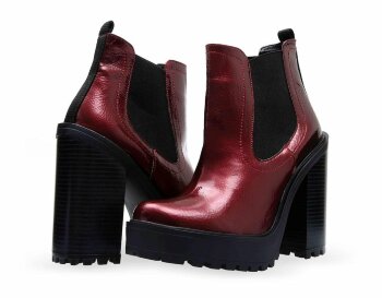 Botas de charol para niños y niñas, botines antideslizantes, suaves,  impermeables, con cordones|Botas| - AliExpress