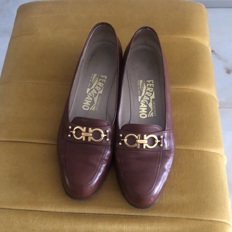 Mocasines cafés Ferragamo de Salvatore Ferragamo de segunda mano -  GoTrendier