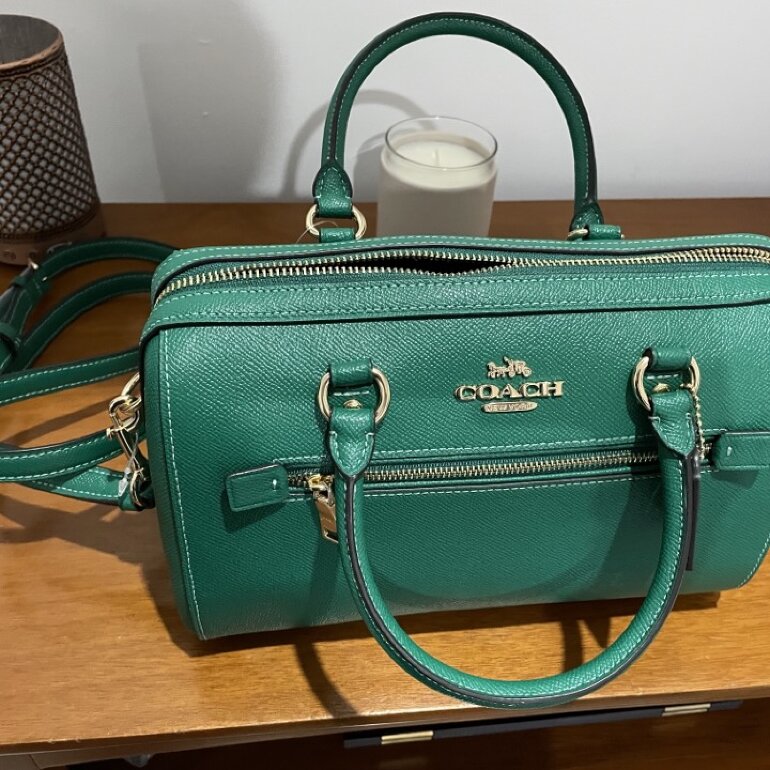 Bolsa Coach verde de segunda mano - GoTrendier