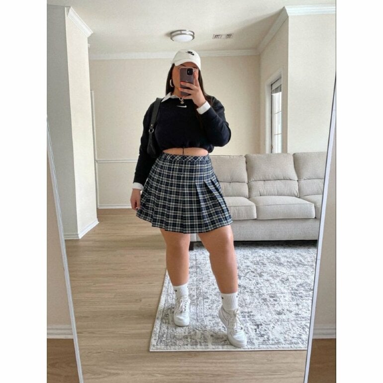 Falda cuadros Tommy Hilfiger de segunda mano GoTrendier