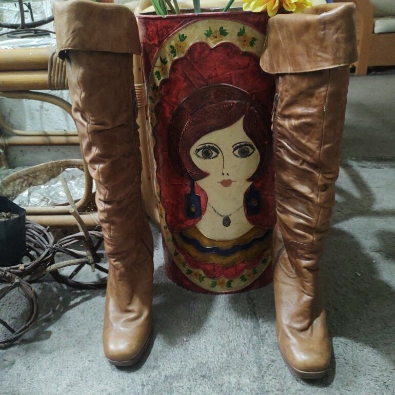 BOTAS LARGAS PIEL \u0026quot;JESSICA SIMPSON\u0026quot; de segunda mano - GoTrendier