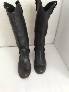 Botas vaqueras Cuadra negras de segunda mano - GoTrendier
