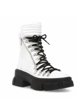 Botas de tacón Steve Madden blancas de mujer - GoTrendier