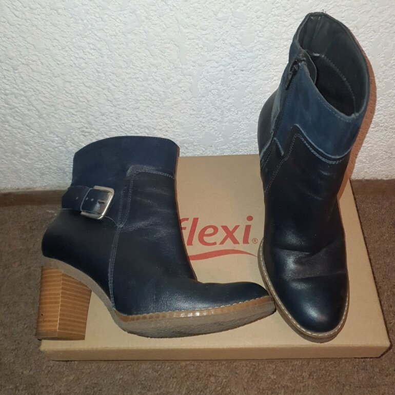 Botines azules Flexi de segunda mano - GoTrendier