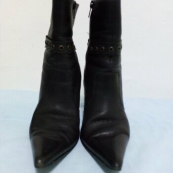 Botas de tacón Perugia negras de segunda mano - GoTrendier