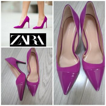 Tacones Bugambilia 🌺🌺 ZARA de segunda mano - GoTrendier