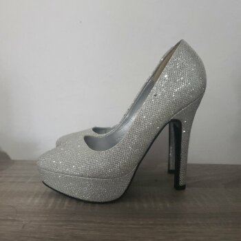 A Dee - Zapatillas altas plateadas con estrellas | Childrensalon