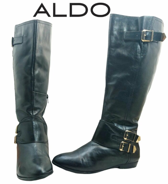 💖PERFECTAS BOTAS ALDO DE PIEL VACUNA💖 de segunda mano - GoTrendier