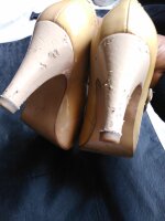 Zapatillas Andrea color nude de segunda mano - GoTrendier