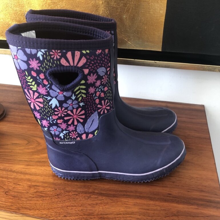 Botas para lluvia moradas de Weatherproof de segunda mano - GoTrendier