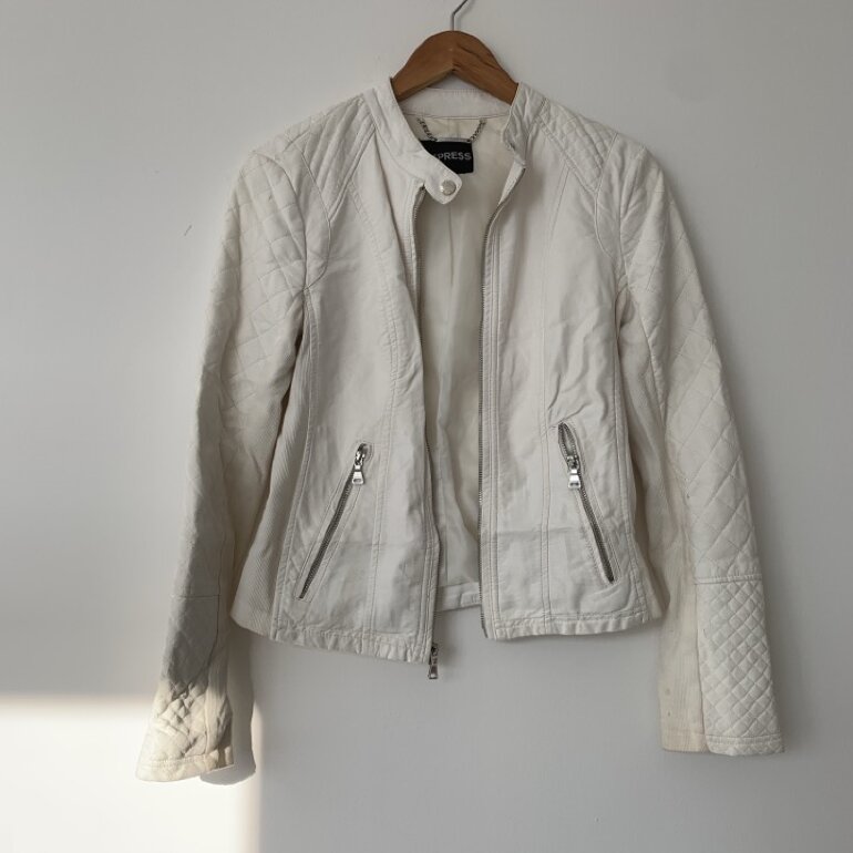 Chamarras de piel de color blanco para mujer | FASHIOLA.mx