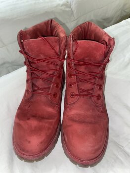 Botas Timberland rojas de segunda mano - GoTrendier
