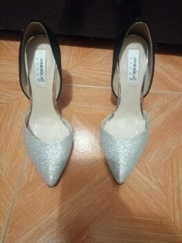 Zapatos de fiesta Andrea plateados de mujer - GoTrendier