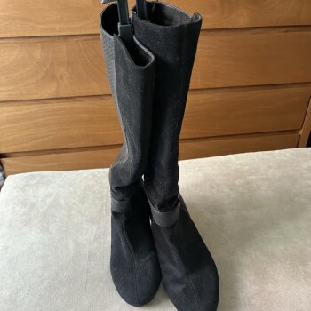 Botas largas Andrea negra de segunda mano - GoTrendier