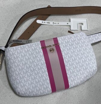 Cangureras Michael Kors blancas - GoTrendier