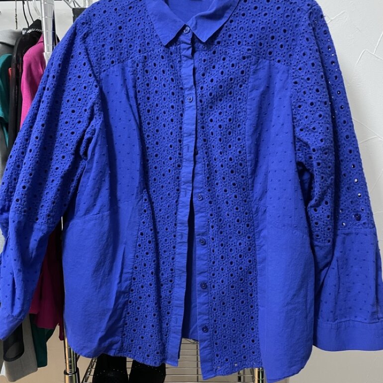 Blusa azul “Chico's” de Chico's de segunda mano - GoTrendier