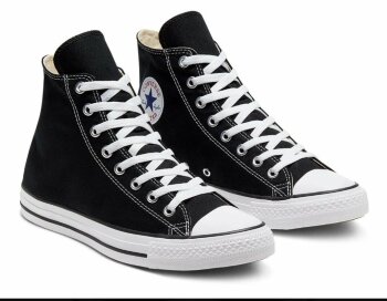 Tenis de bota Converse negros de segunda mano - GoTrendier