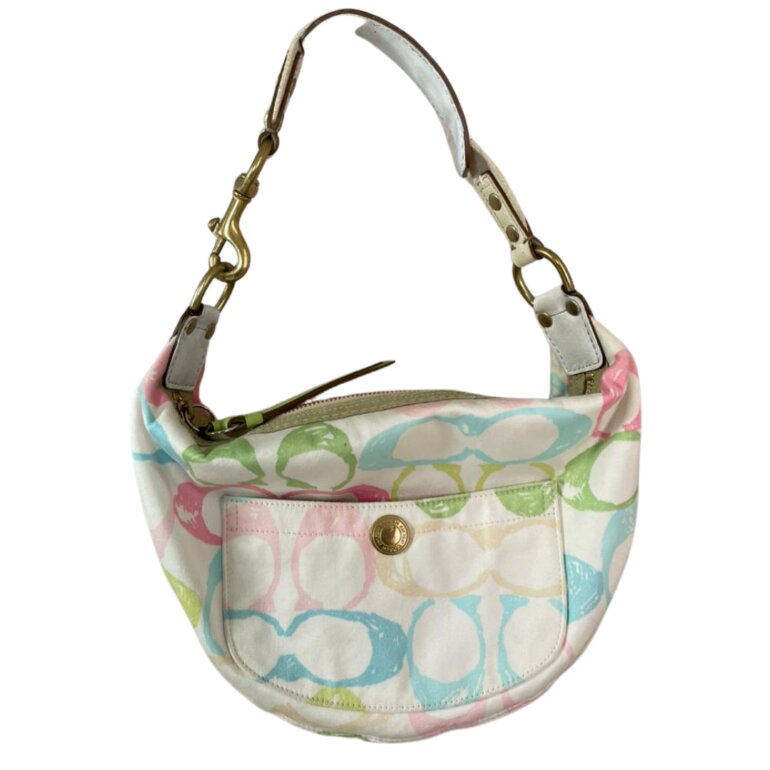 HERMOS BOLSO COACH MULTICOLOR de segunda mano - GoTrendier