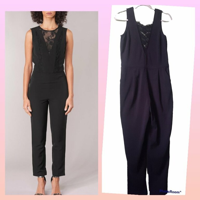 Palazzo negro con encaje de Sparkle\u0026amp;fade de segunda mano - GoTrendier
