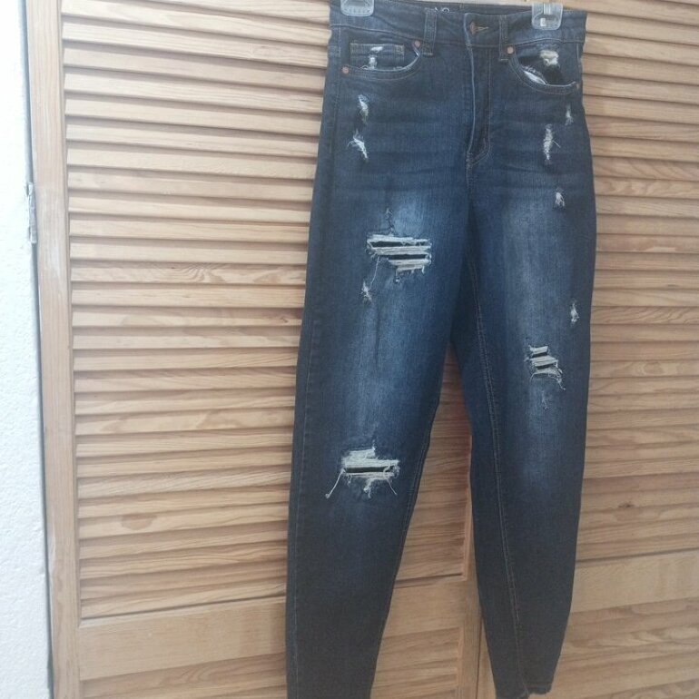 Pantalón de mezclilla high rise de NOBO de segunda mano - GoTrendier