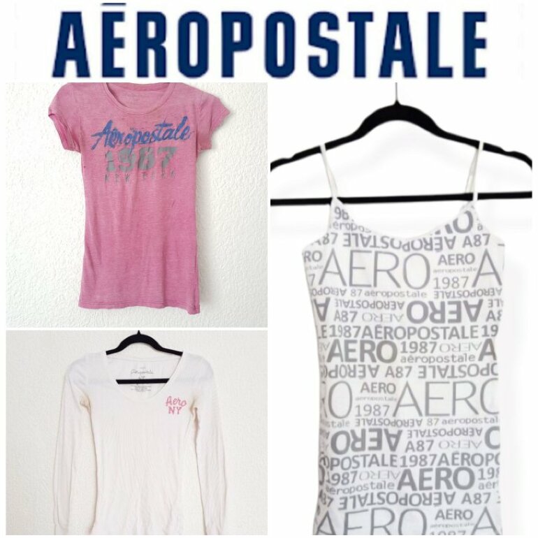Combo 3 playeras Aeropostale de Aéropostale de segunda mano - GoTrendier