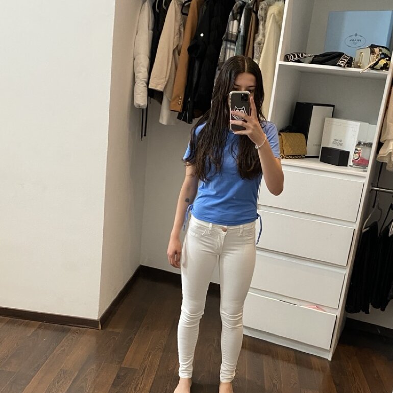 Pantalon american eagle blanco de American Eagle Outfitters de segunda mano  - GoTrendier