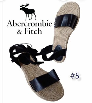 Sandalias planas Abercrombie \u0026 Fitch de mujer - GoTrendier