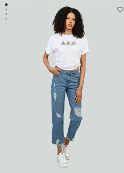 Jeans boyfriend Cuidado Con El Perro de mujer - GoTrendier