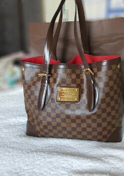 Bolsas de piel grandes Louis Vuitton café