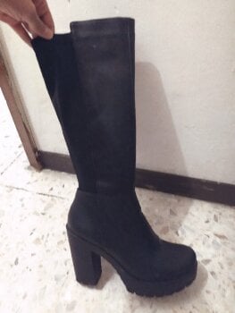 Botas largas Andrea negra de segunda mano - GoTrendier