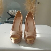 Zapatillas color nude de Michel Domit de segunda mano - GoTrendier