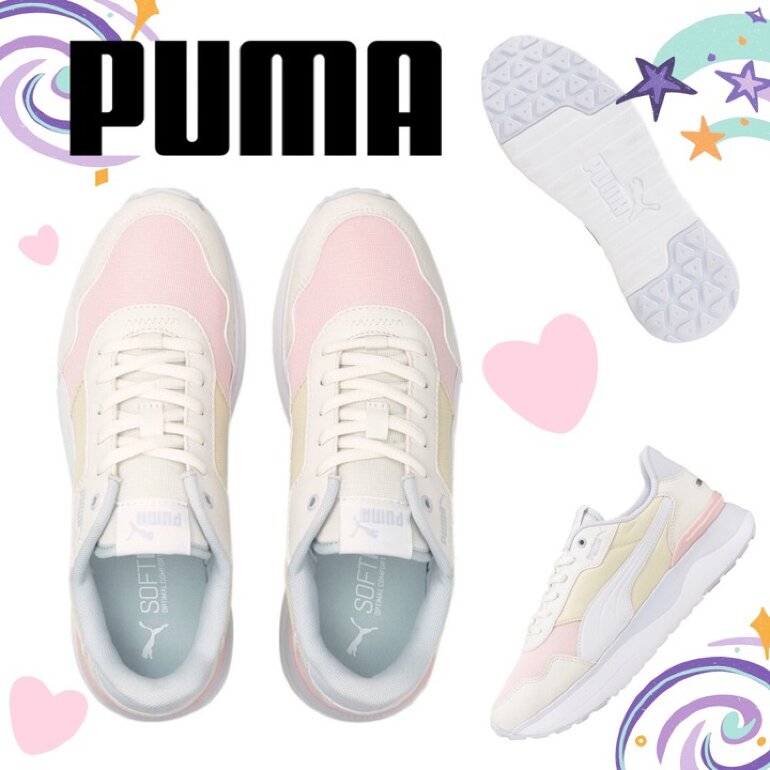 Tenis puma en colores pastel 🎂 de segunda mano - GoTrendier