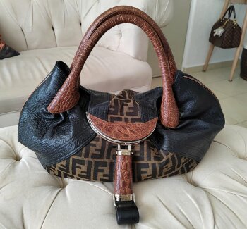 Bolsas de mano grandes Fendi café - GoTrendier