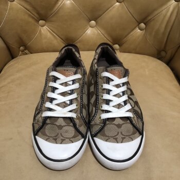 Tenis casuales Coach café de segunda mano - GoTrendier