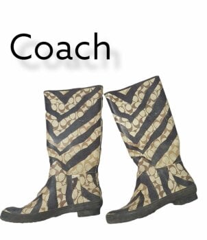 Comprar Botas de lluvia Coach de segunda mano - GoTrendier