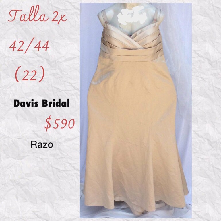 Vestido fiesta talla 2x de David's Bridal de segunda mano GoTrendier